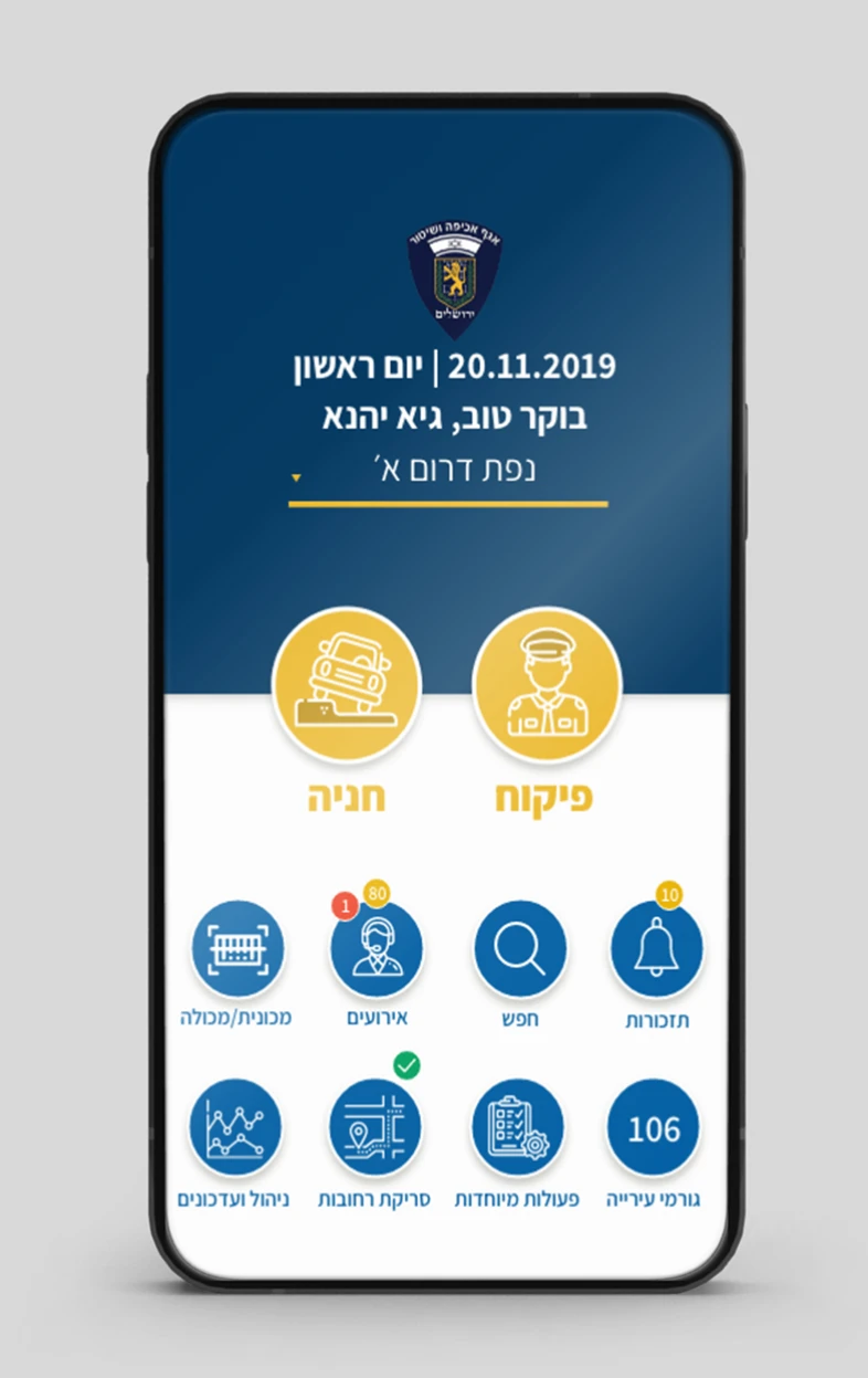 איפיון, UI/UX, מערכת שיטור ופיקוח
עיריית ירושלים, תמונה 21-1